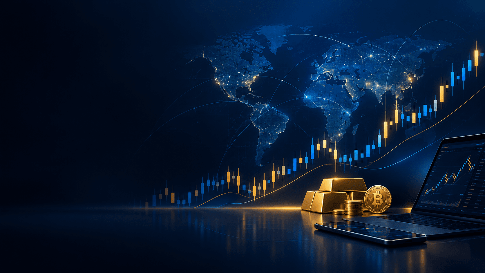 Live trading charts on the Varban Markets terminal